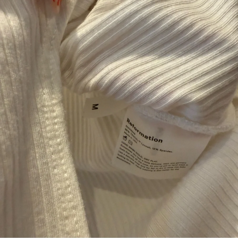 White Reformation Bodysuit - Picture 3 of 4